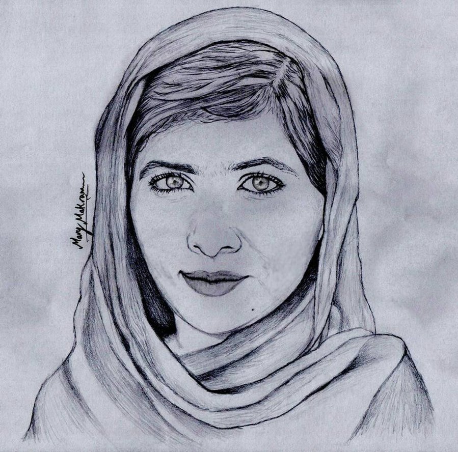 Malala Yousafzai Drawing Pics