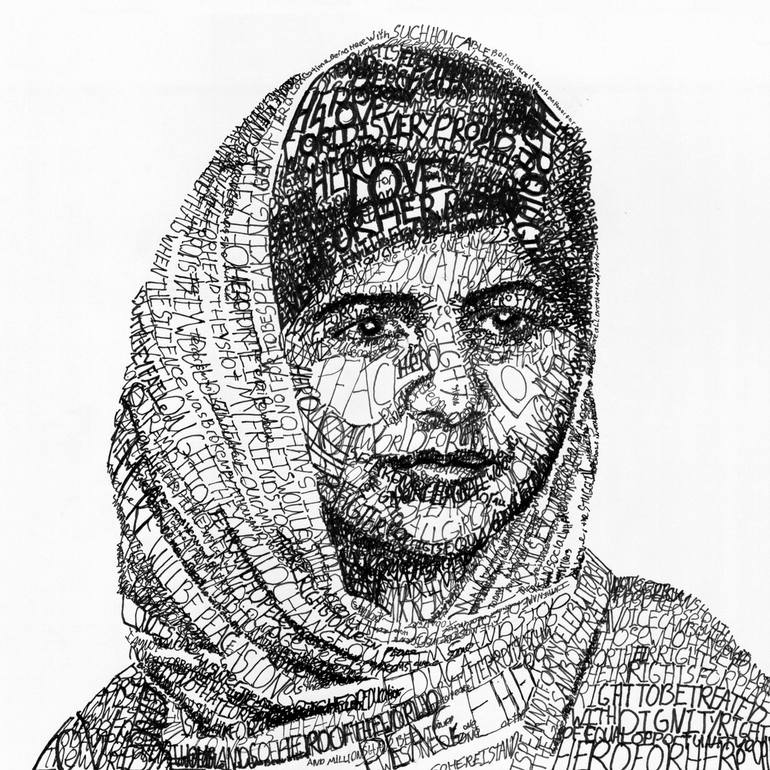 Malala Yousafzai Drawing