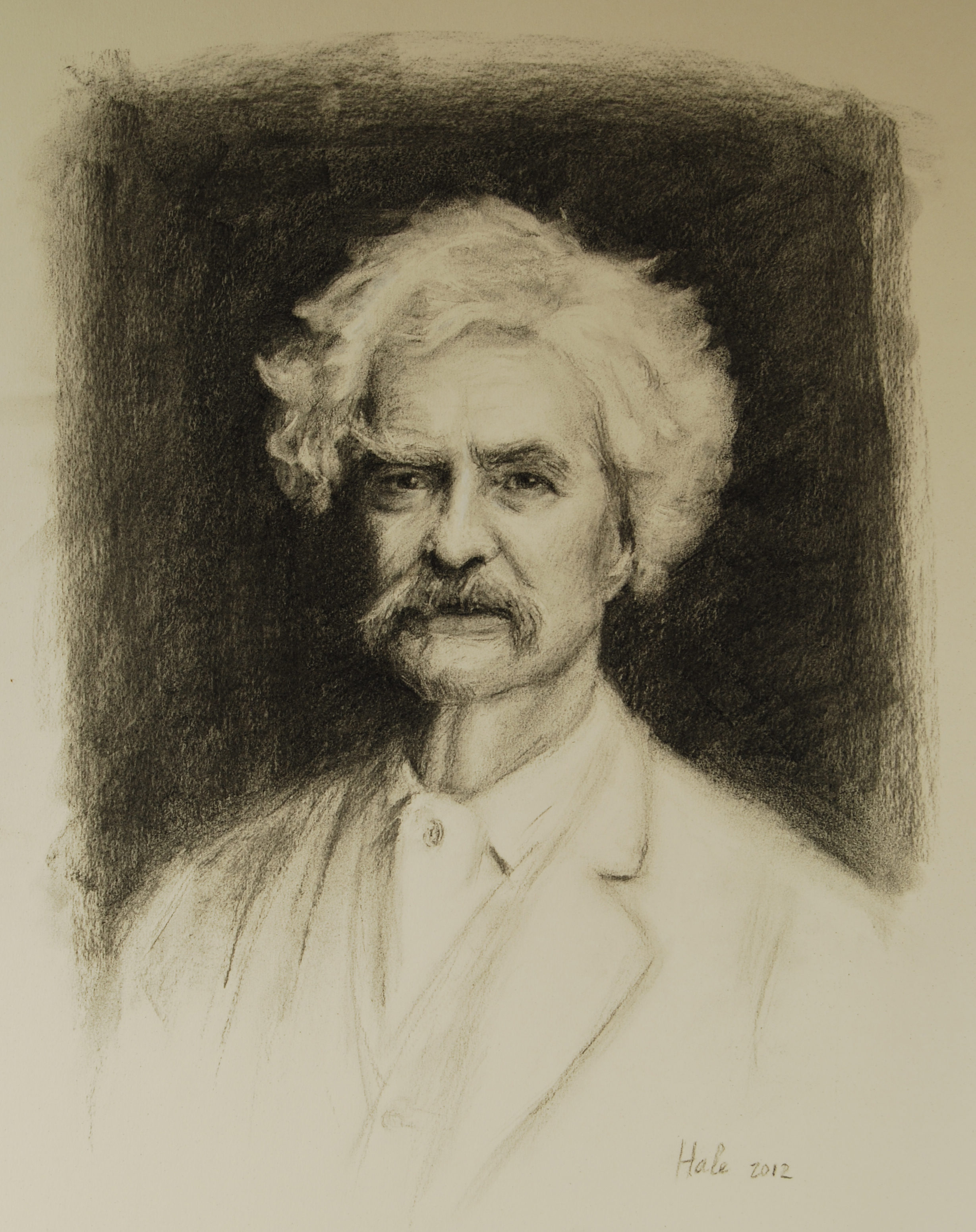 Mark Twain Drawing Sketch