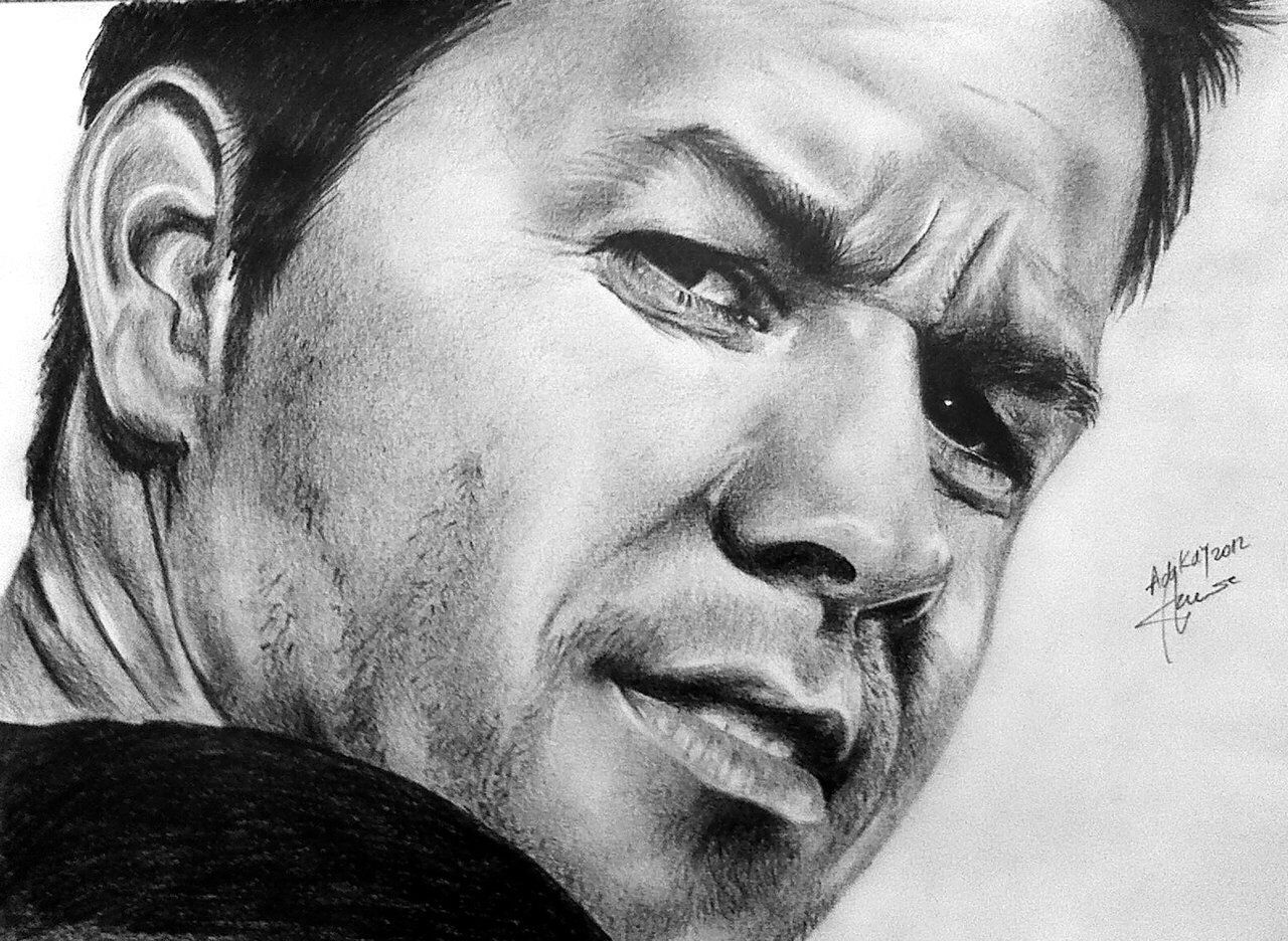 Mark Wahlberg Drawing Photo