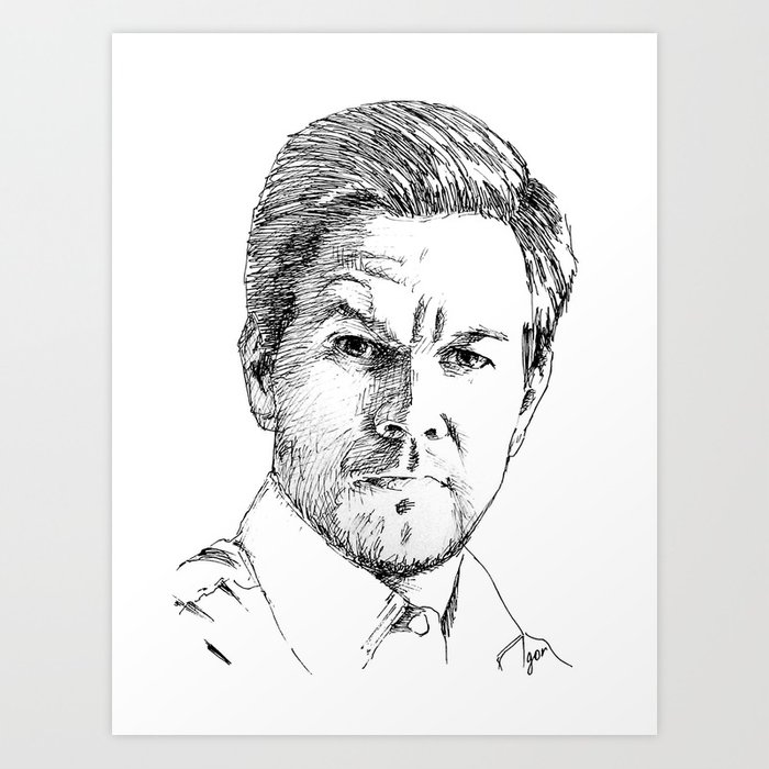 Mark Wahlberg Drawing Photos