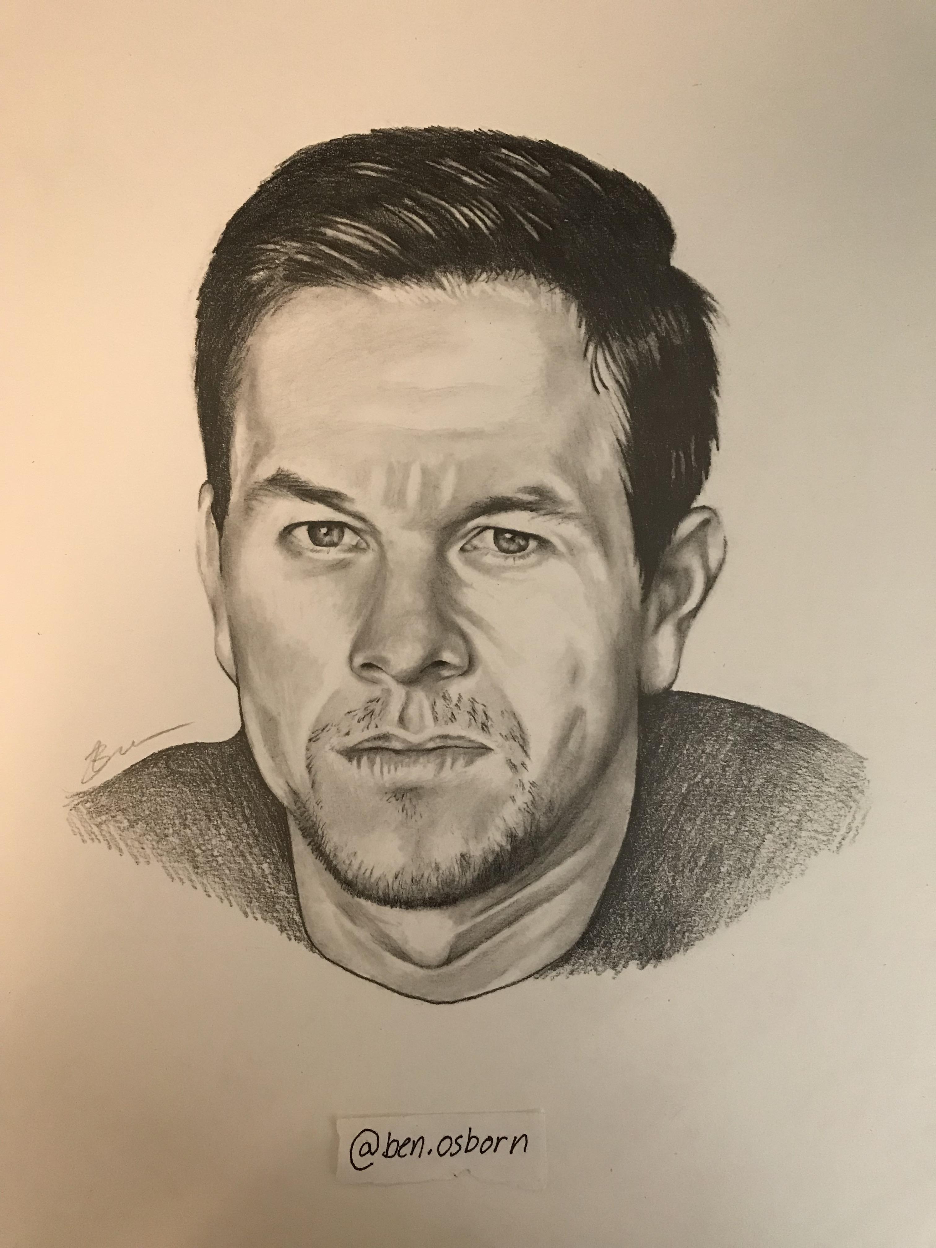 Mark Wahlberg Drawing Picture