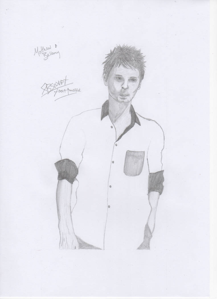 Matthew Bellamy Drawing Beautiful Image