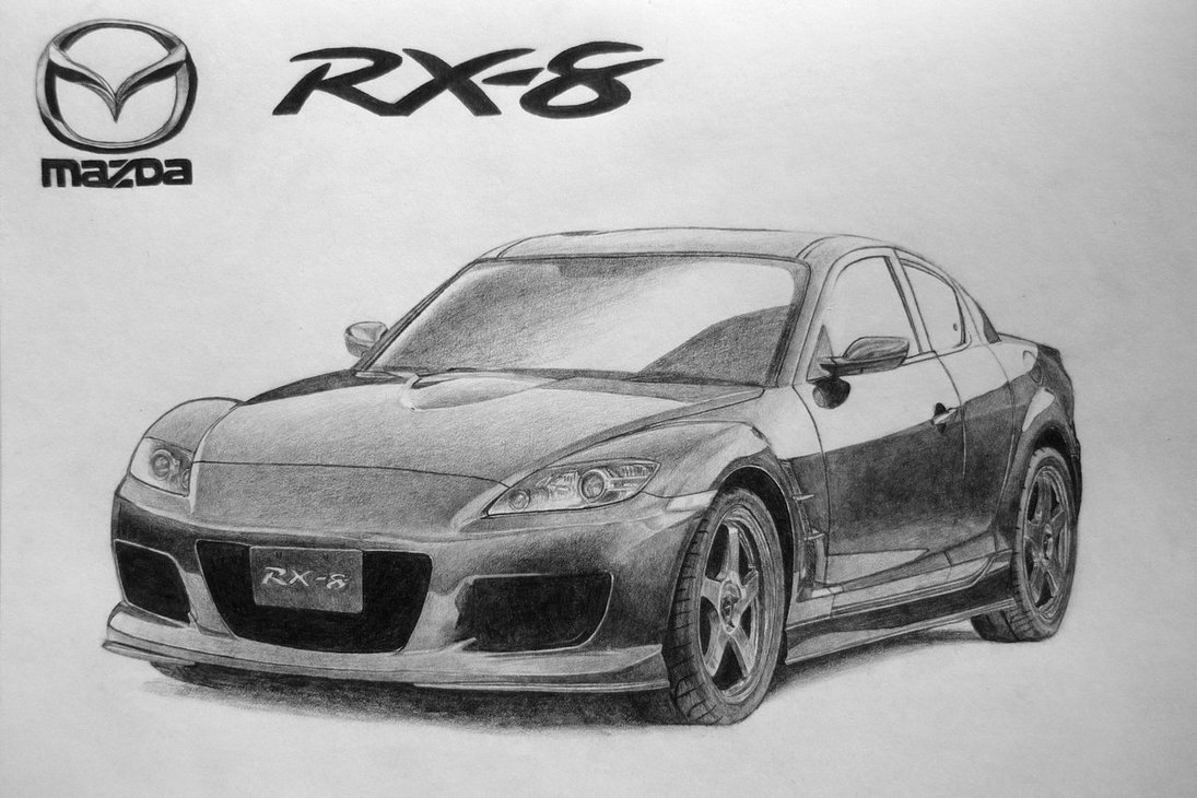 Mazda Drawing Art