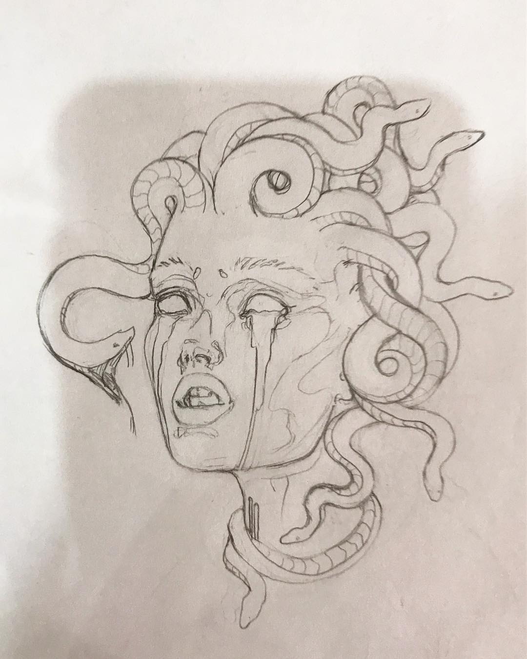 Pretty Medusa Drawing Easy - Each how to draw a. 