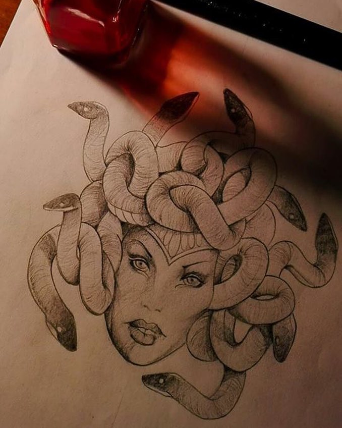 Medusa Drawing