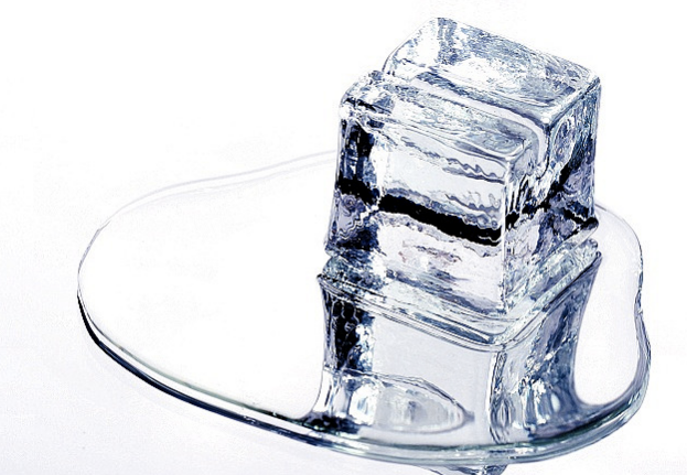 Melting Ice Cube Drawing Sketch