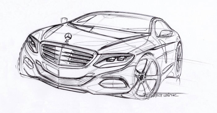 Mercedes Benz Drawing Picture