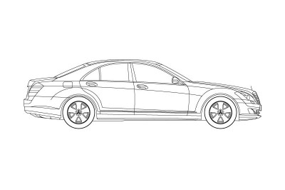 Mercedes Benz Drawing Pictures