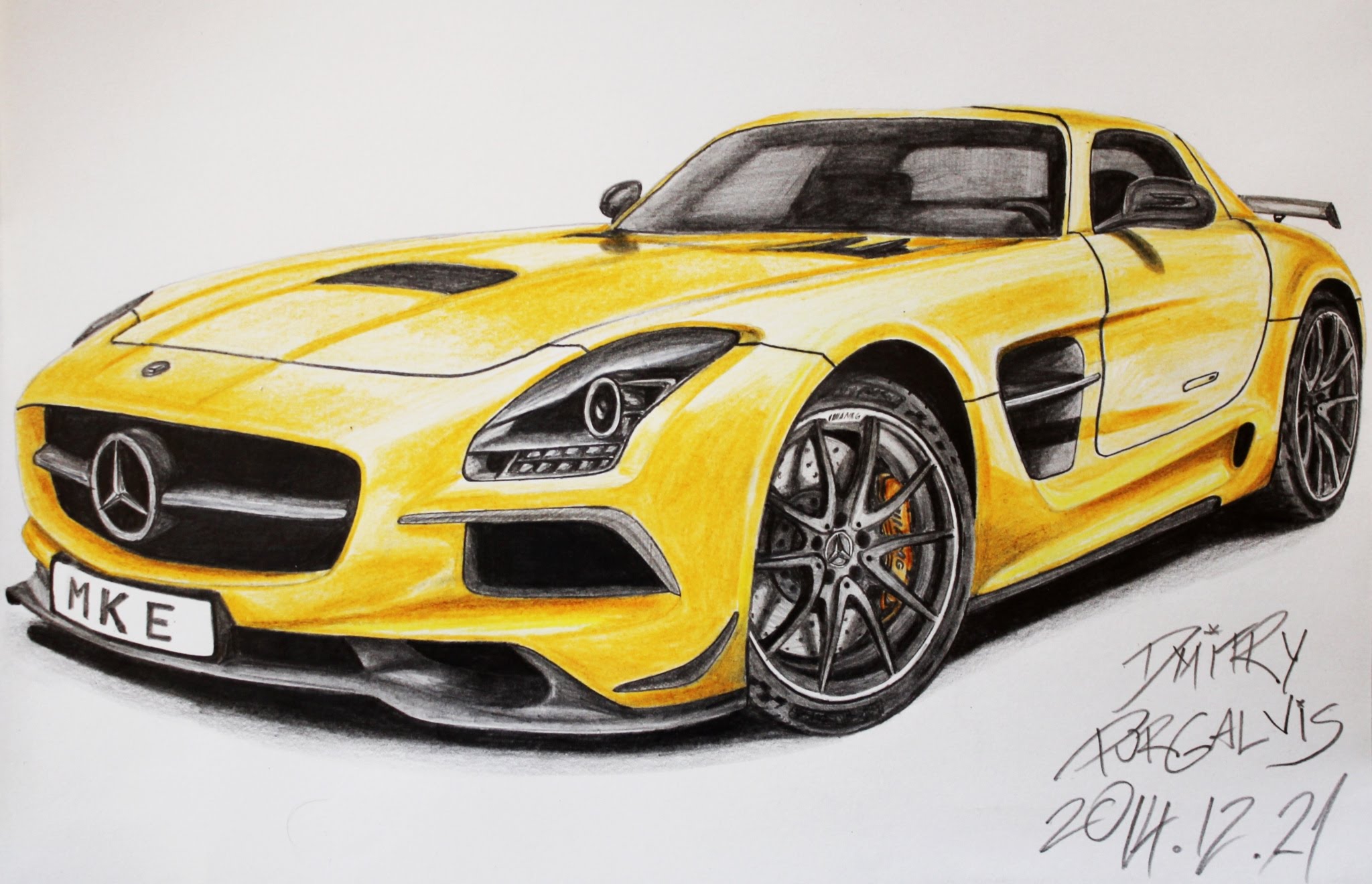 Mercedes Benz Drawing Sketch