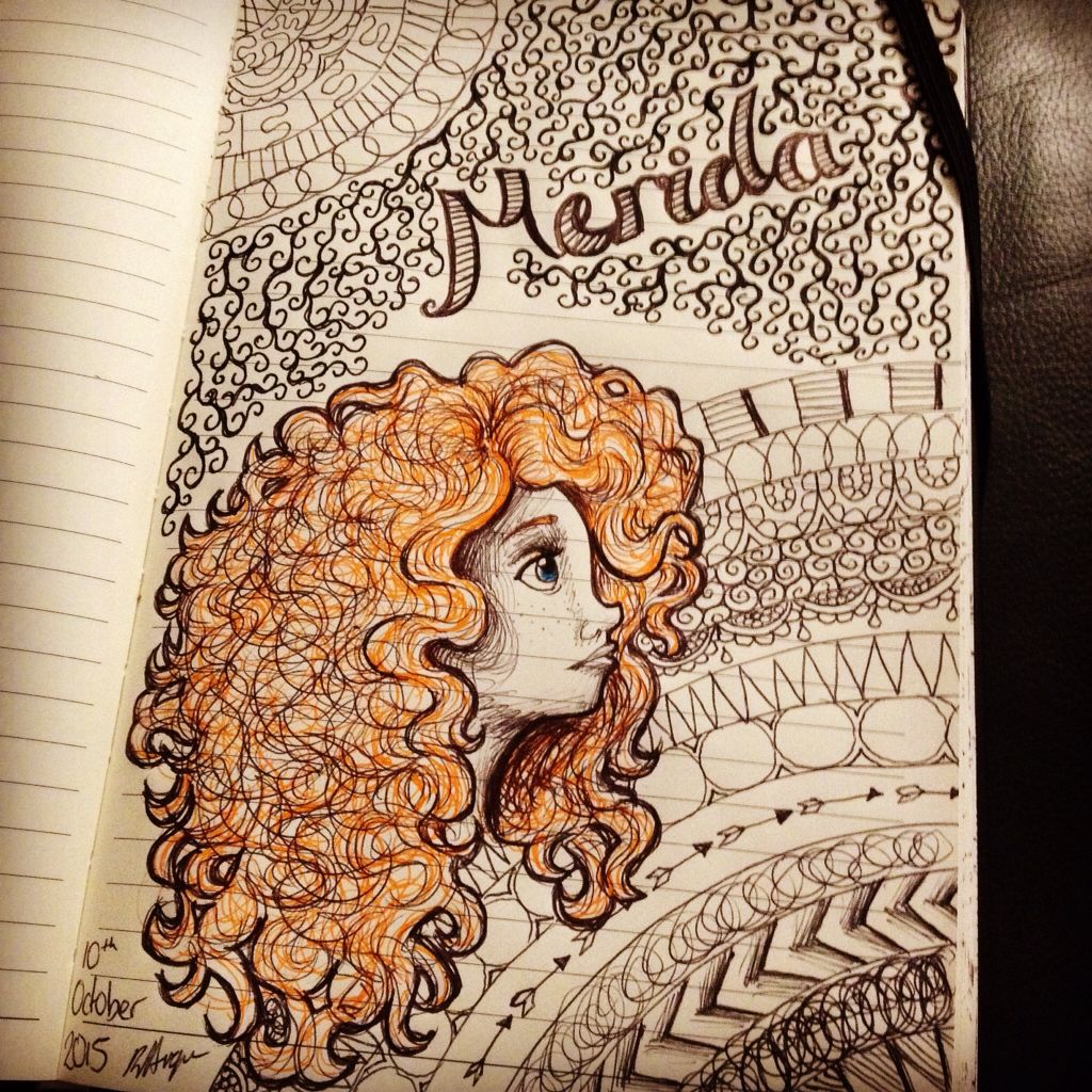 Merida Drawing Picture