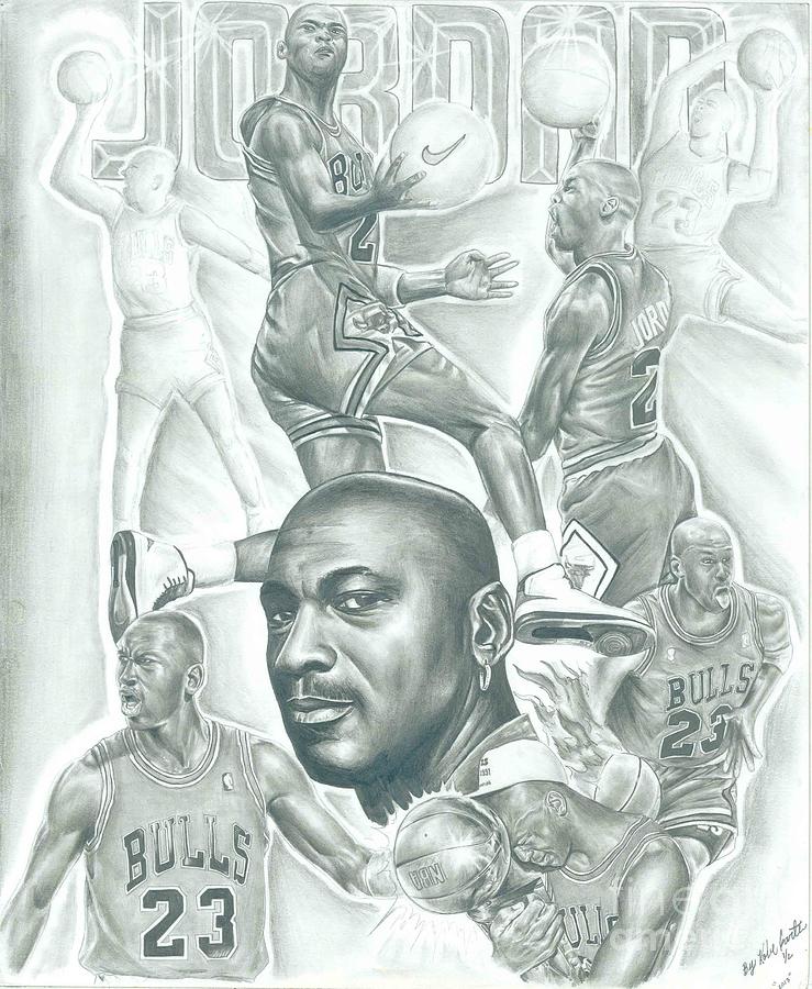 Michael Jordan Art Drawing