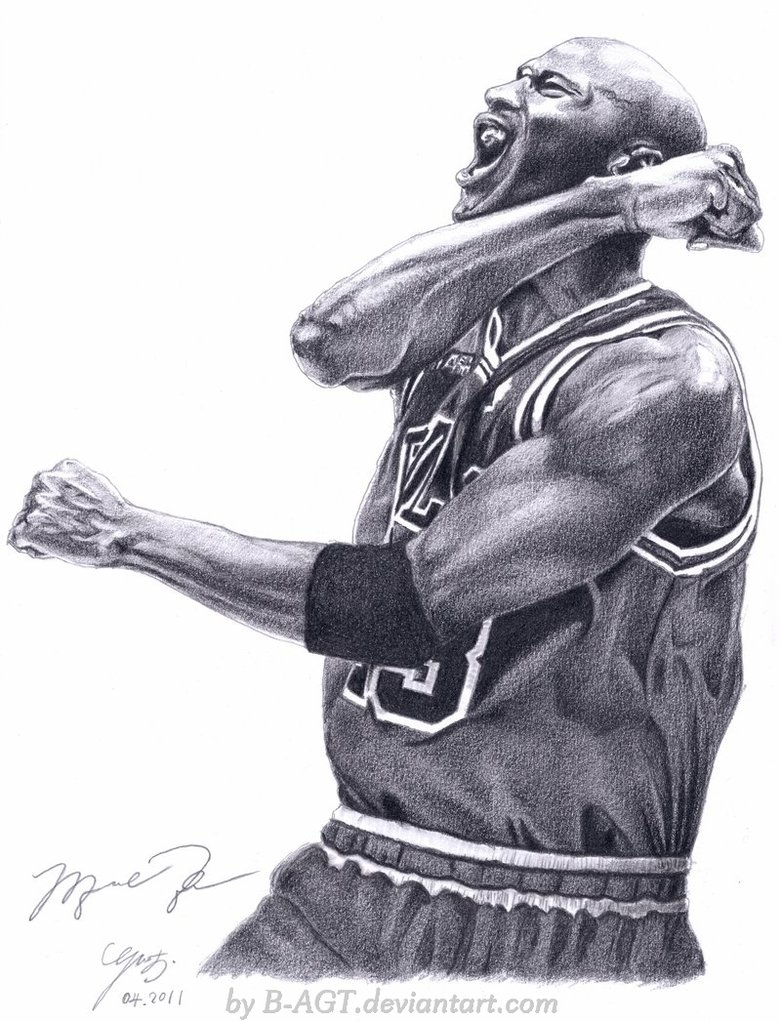 Michael Jordan Drawing Image