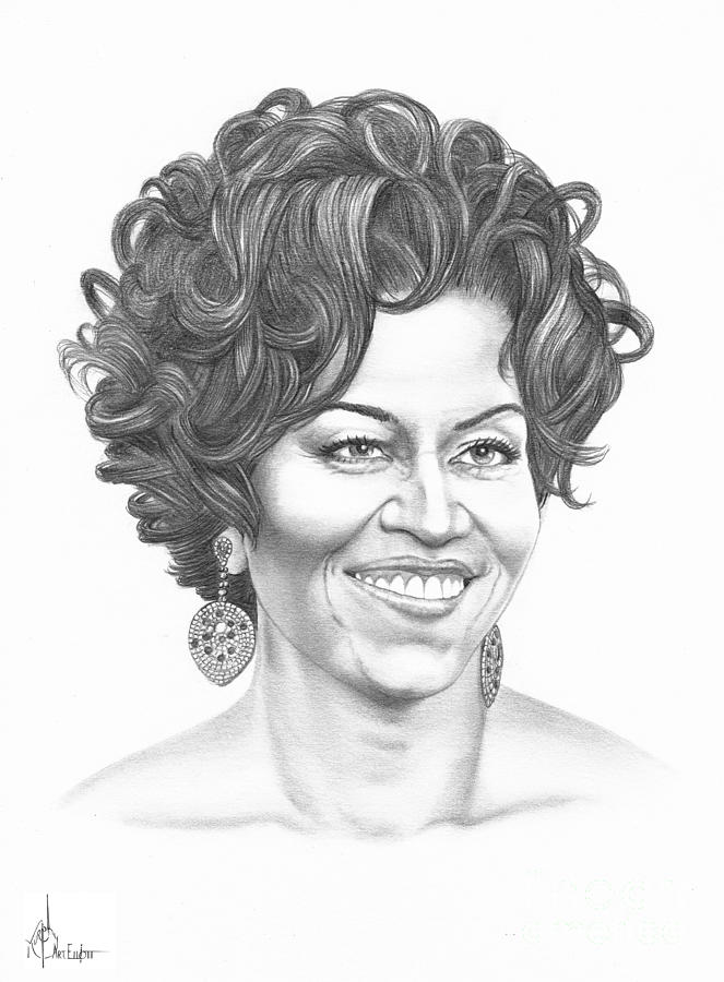 Michelle Obama Drawing Image