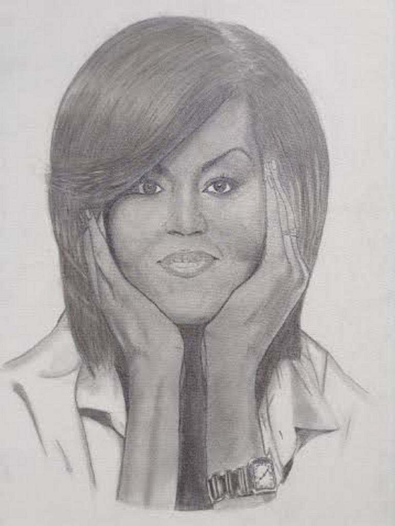Michelle Obama Drawing
