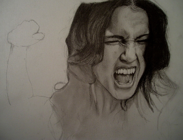 Michelle Rodriguez Drawing Realistic