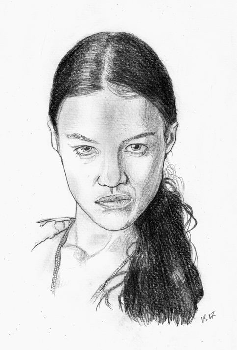 Michelle Rodriguez Drawing