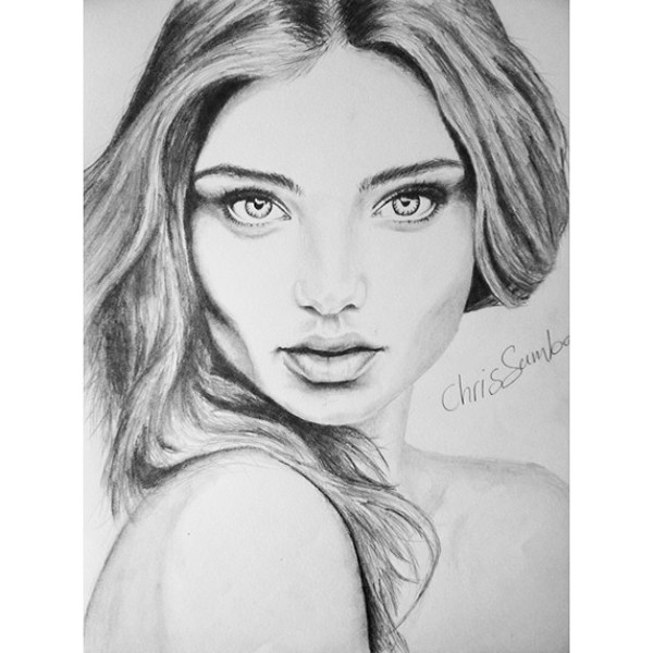 Miranda Kerr Drawing Pic