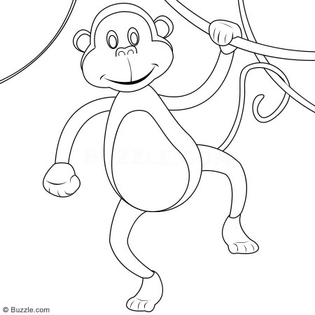 Monkey Drawing Beautiful Art