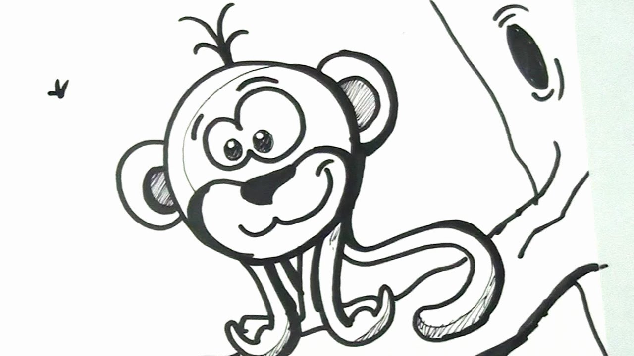 Monkey Drawing High-Quality