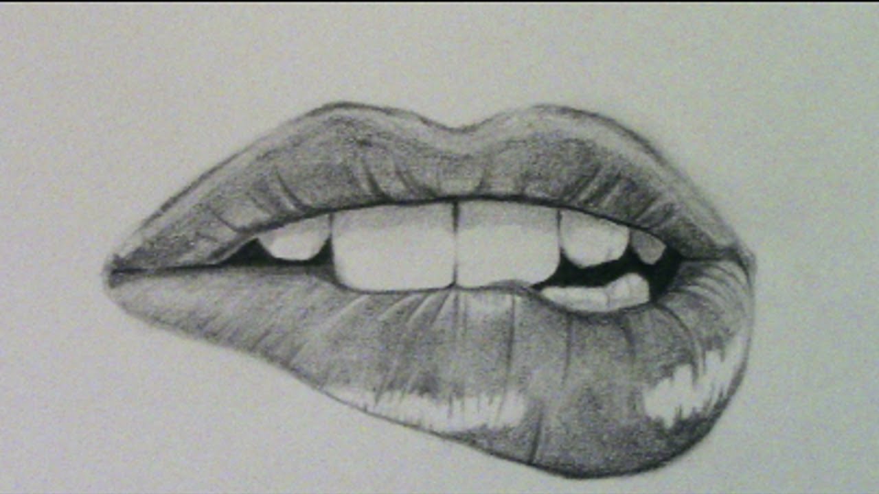 Mouth Art Drawing