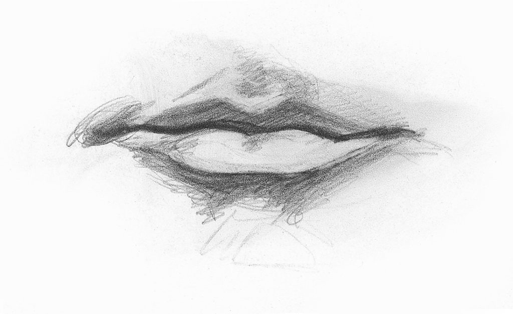 Mouth Drawing Art