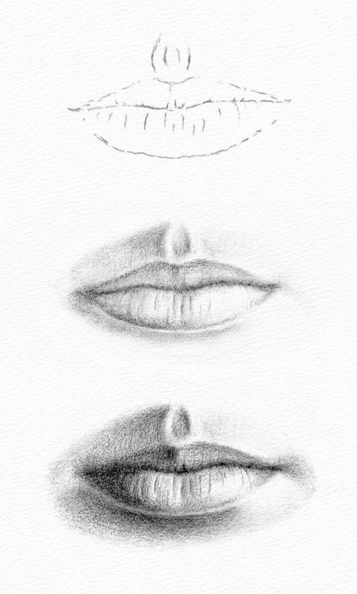 Mouth Drawing Beautiful Art