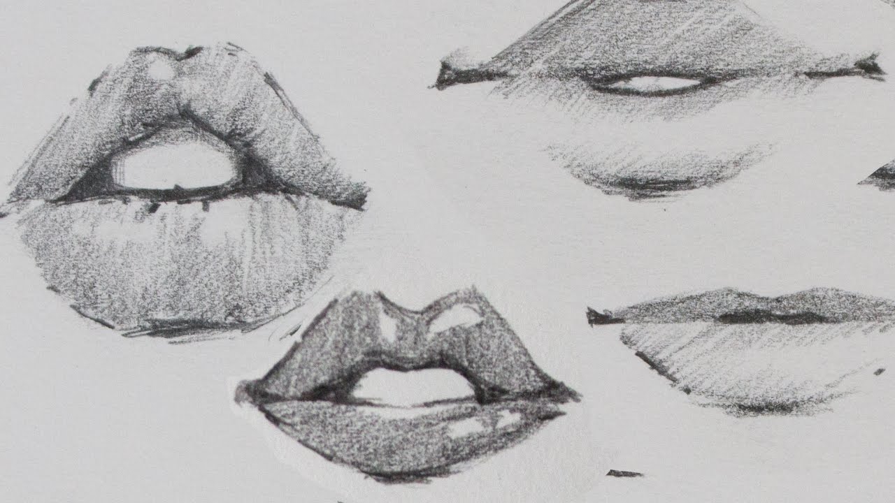 Mouth Drawing High-Quality