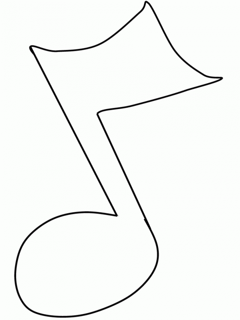 Music Outline Drawing Image