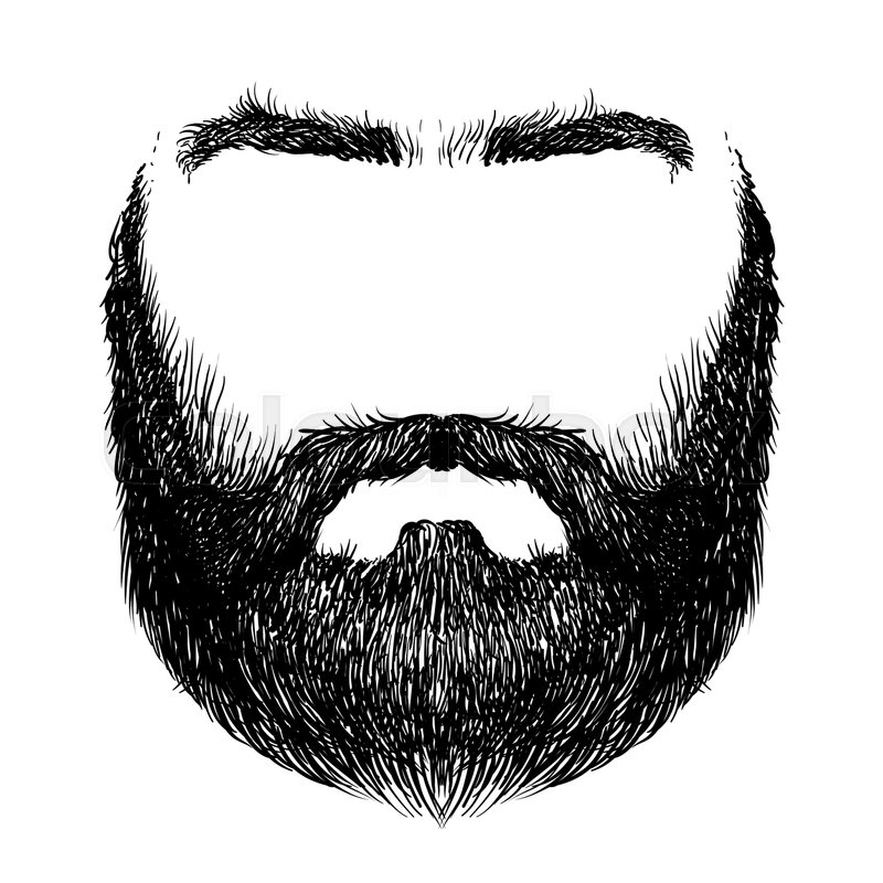 Mustache Drawing Image