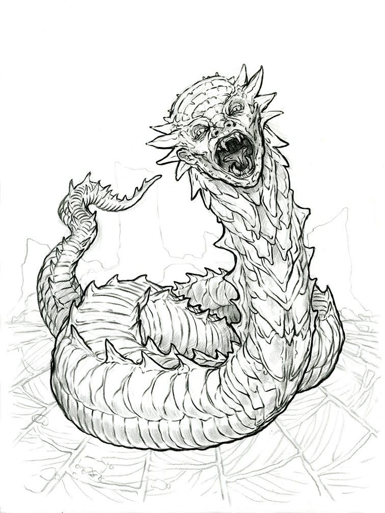 Naga Drawing Image