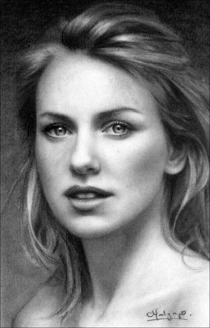 Naomi Watts Drawing Picture