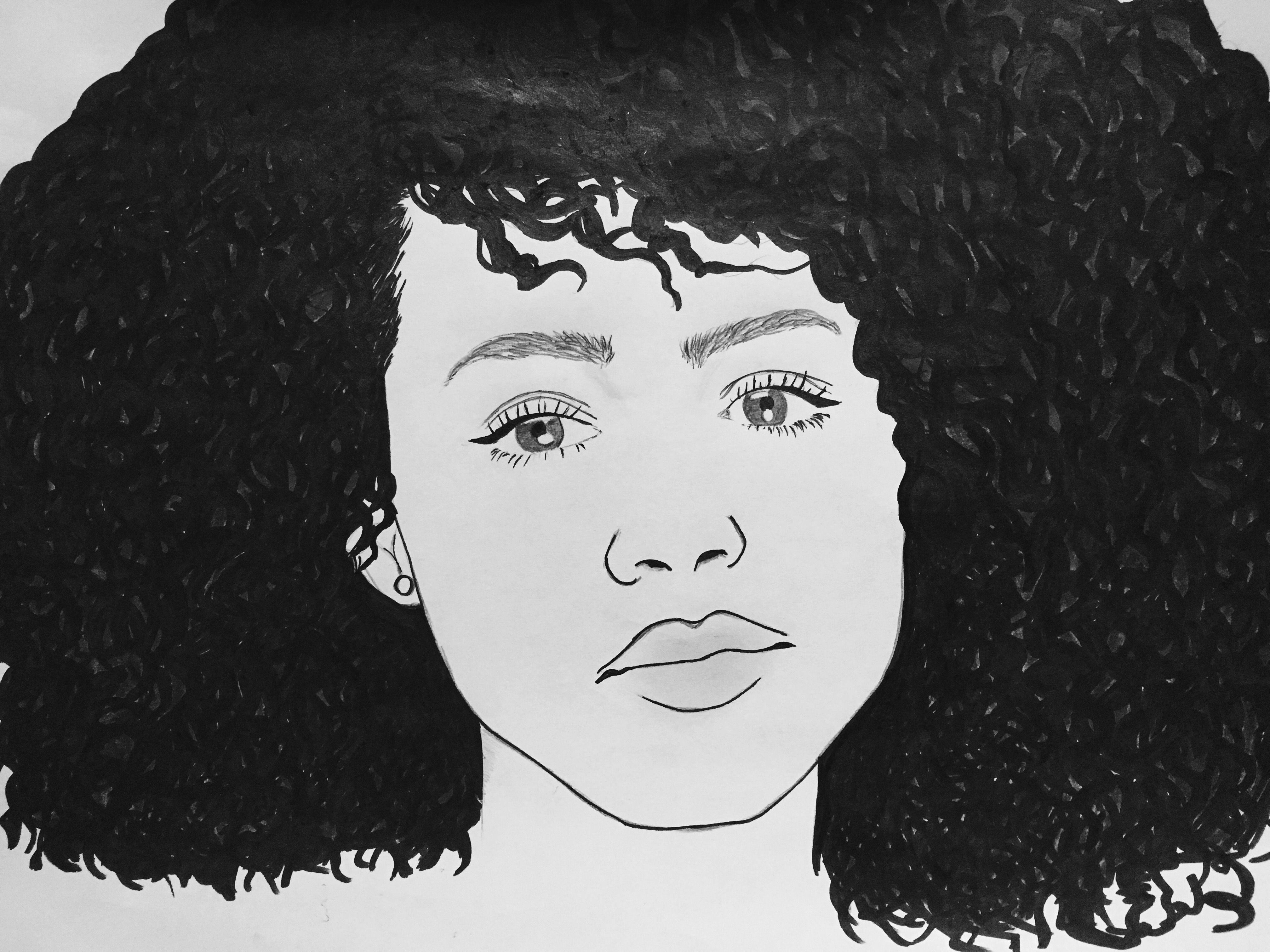 Nathalie Emmanuel Drawing Image