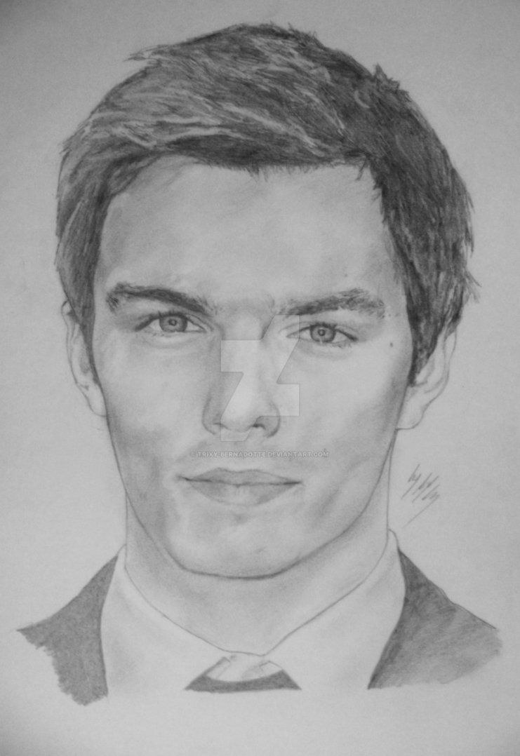 Nicholas Hoult Art Drawing