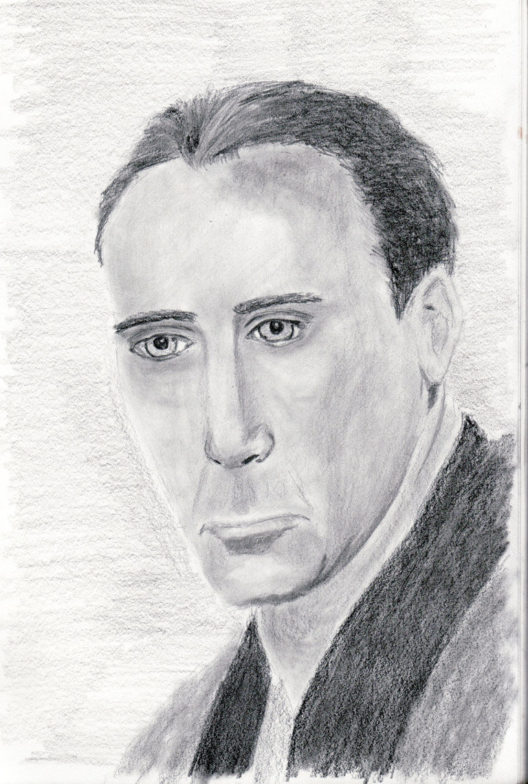 Nicolas Cage Drawing Amazing