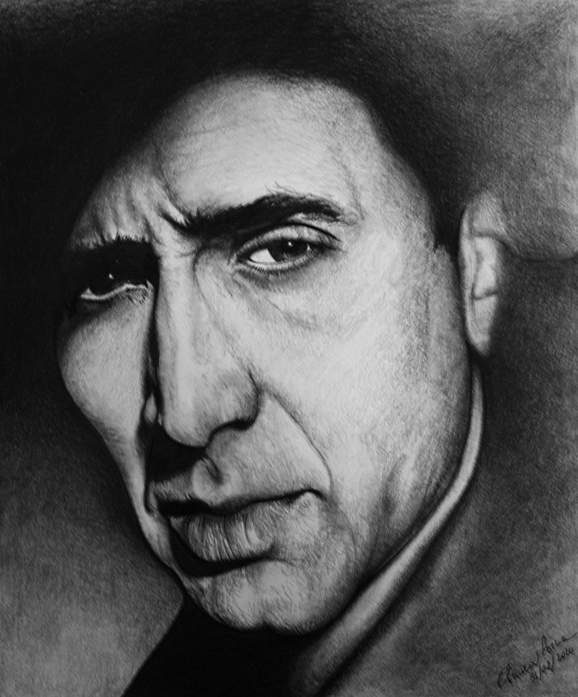 Nicolas Cage Drawing Art