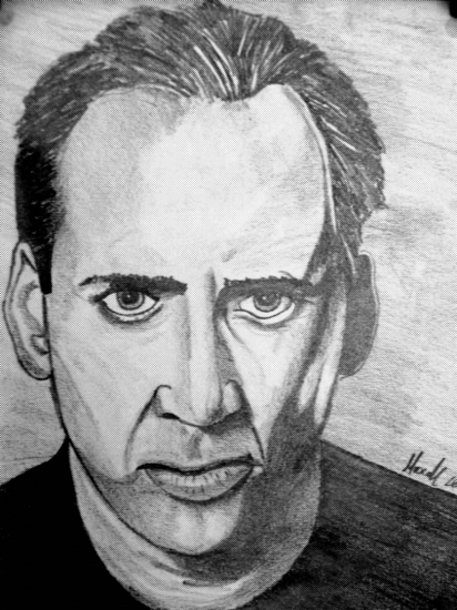 Nicolas Cage Drawing Images