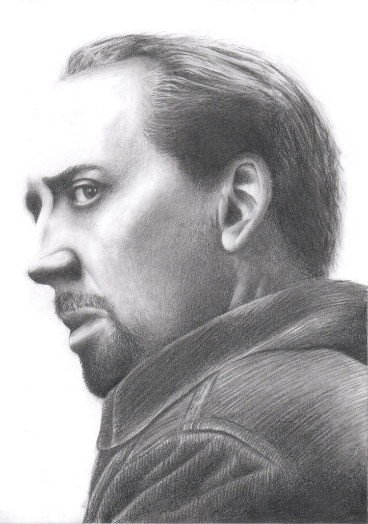 Nicolas Cage Drawing Realistic