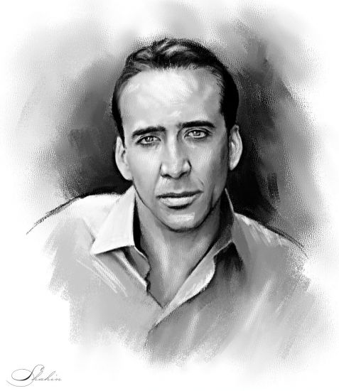 Nicolas Cage Drawing