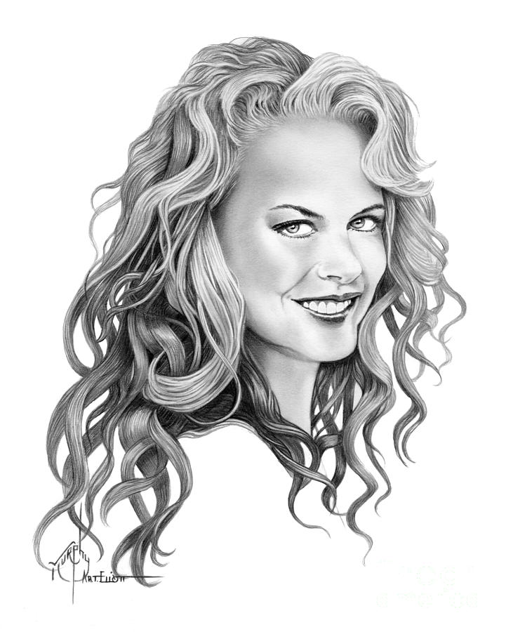 Nicole Kidman Art Drawing