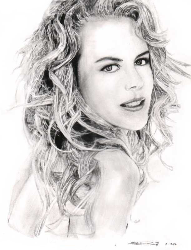 Nicole Kidman Drawing Pic