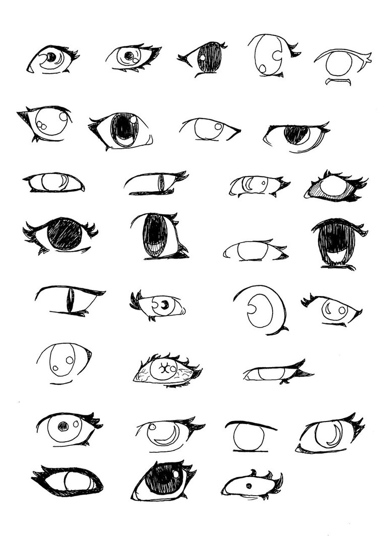Ninja Eyes Drawing