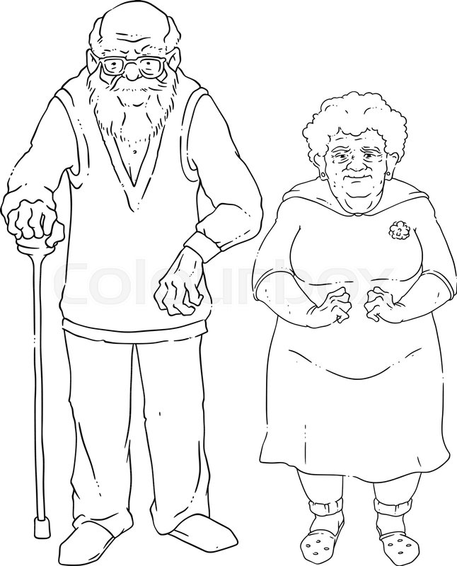 Learn How to Draw an Old Man Other People Step by Step  Drawing Tutorials