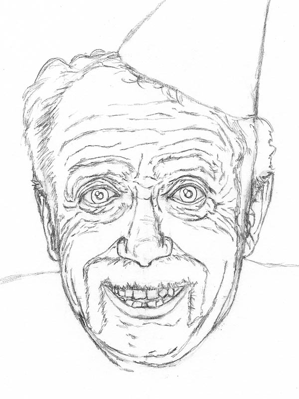Old Man Drawing Pics