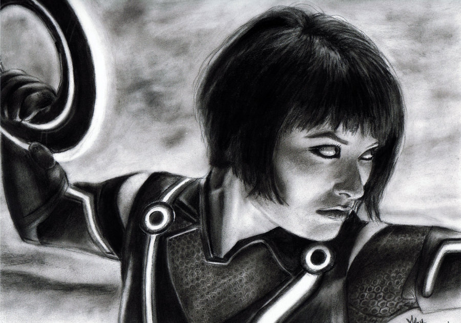 Olivia Wilde Tron Drawing Picture