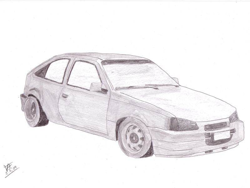 Opel Drawing Art