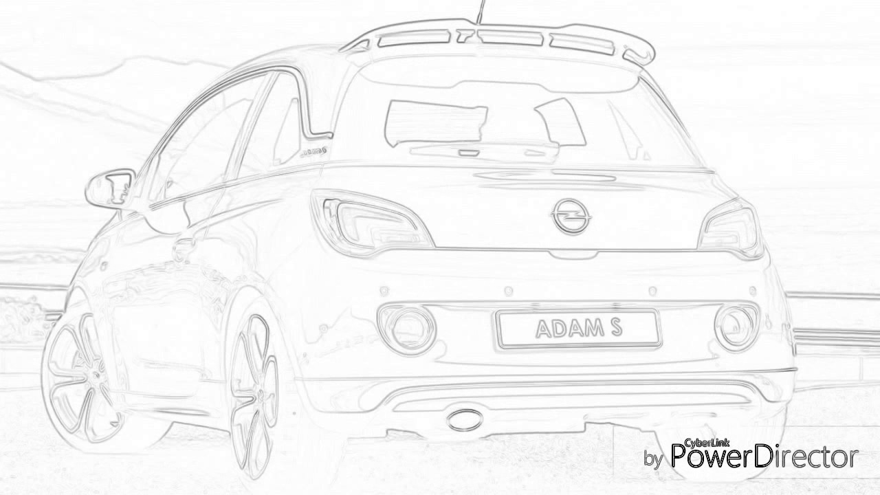 Opel Drawing Pic