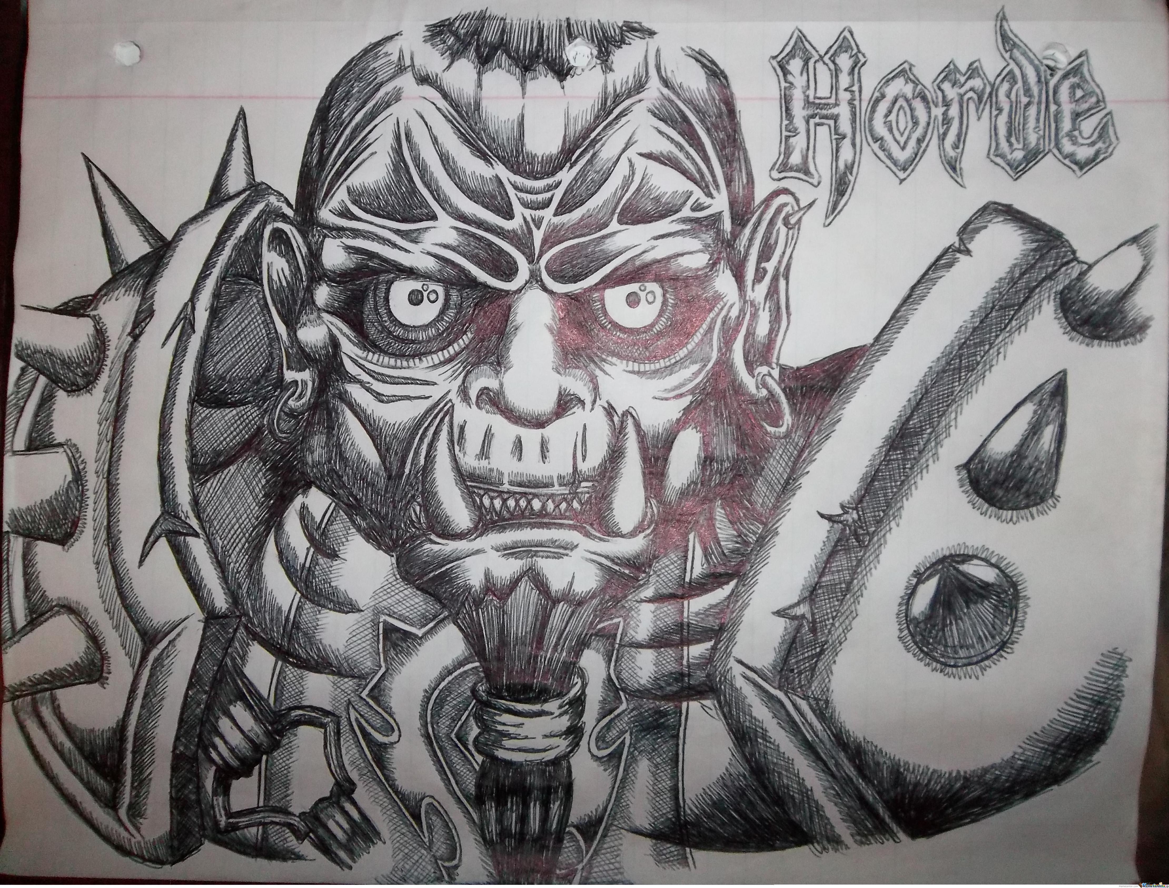 Orc Warrior Art Drawing