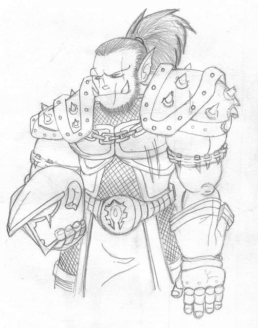 Orc Warrior Drawing Amazing