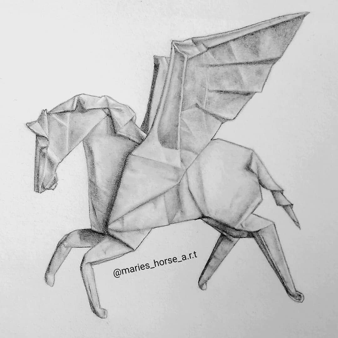 Origami Drawing Picture